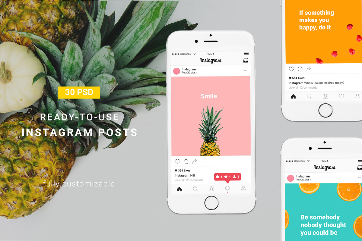 Pop of Color Instagram pack in Instagram Templates - product preview 8