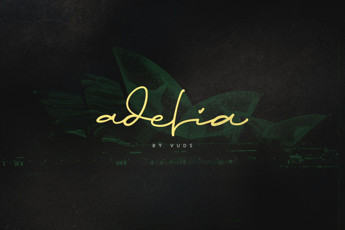 adelia type in Script Fonts - product preview 8