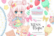 Miss Hope Clipart Set