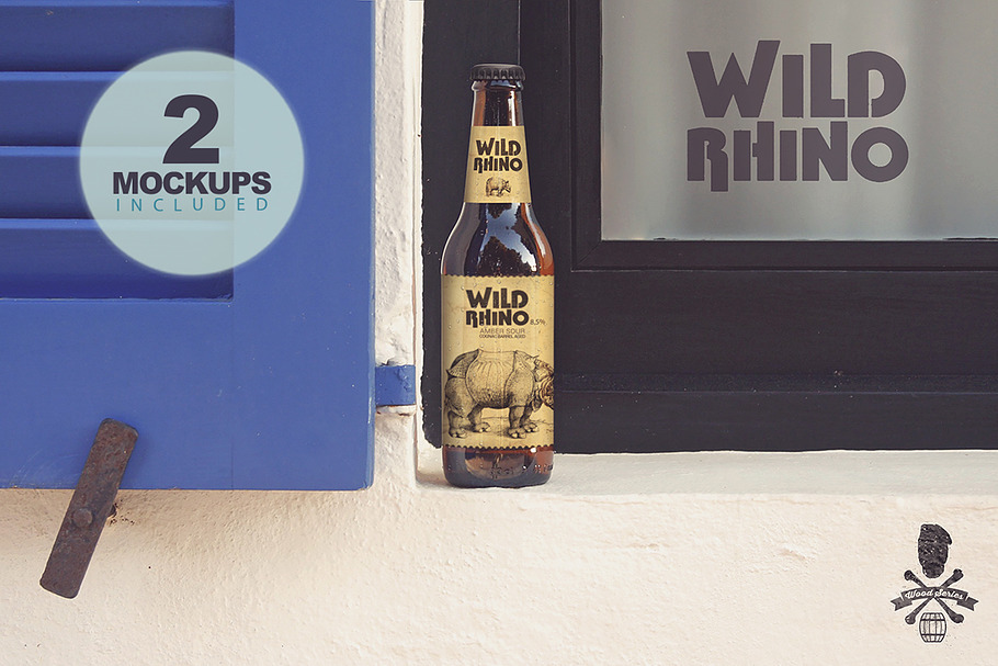 Formentera Window Duo | Beer Mockups in Product Mockups - product preview 8