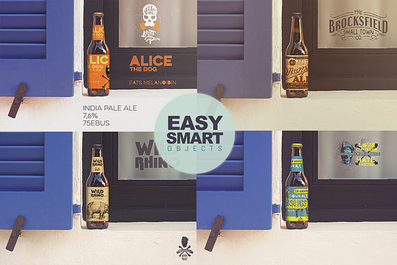 Formentera Window Duo | Beer Mockups in Product Mockups - product preview 2