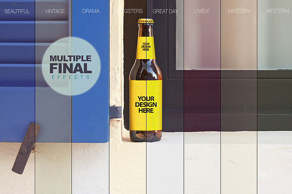 Formentera Window Duo | Beer Mockups in Product Mockups - product preview 4