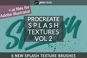 Vol2 Splash Textures for Procreate
