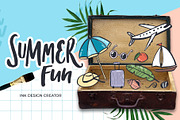 Summer fun - ink design creator