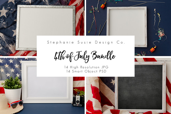 4th of July Styled Mock Up Bundle in Product Mockups - product preview 1