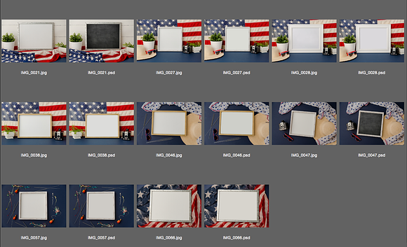 4th of July Styled Mock Up Bundle in Product Mockups - product preview 2