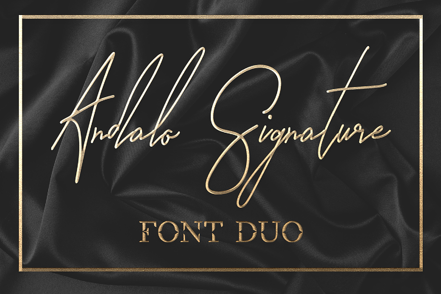 Andalo Font DUO in Script Fonts - product preview 8