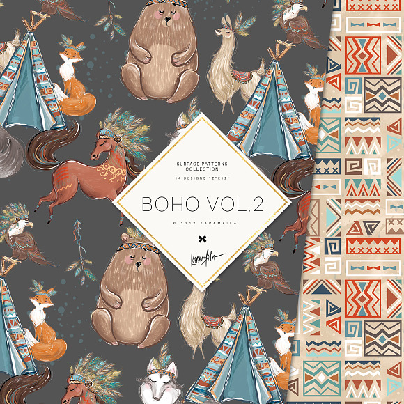 Boho Animals Patterns in Patterns - product preview 1