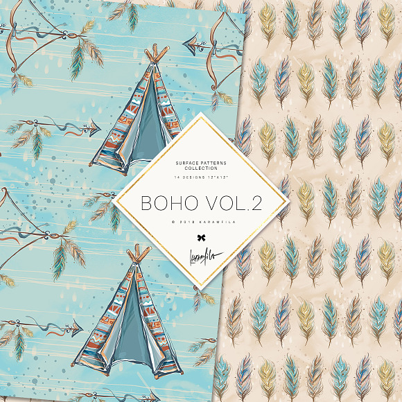 Boho Animals Patterns in Patterns - product preview 2