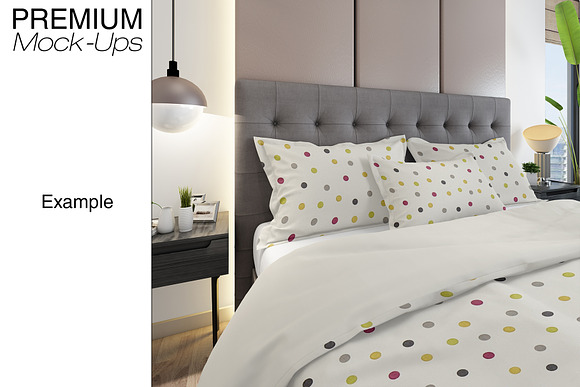 Bedding Mockup Set in Product Mockups - product preview 3