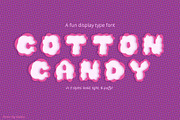 Fun Bubble Display Font Cotton Candy