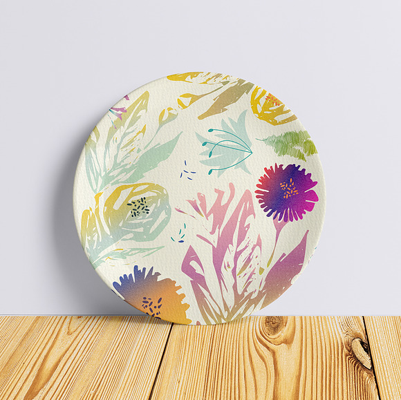 Floral Pop Art pattern in Patterns - product preview 1