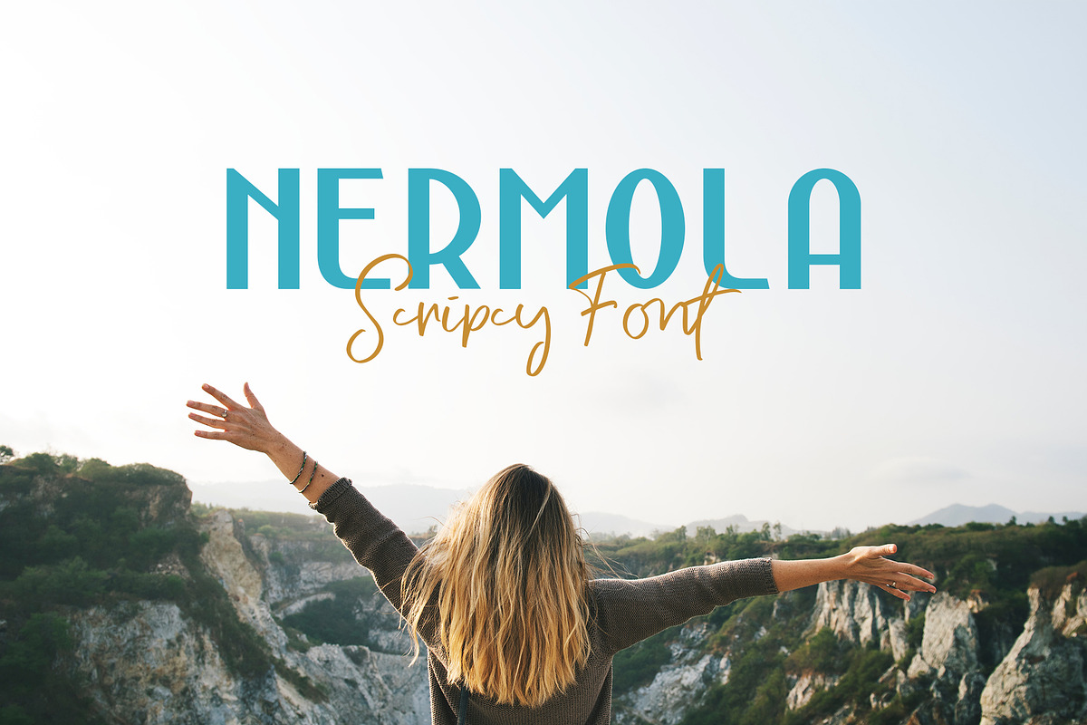 NERMOLA Scripcy Font in Script Fonts - product preview 8
