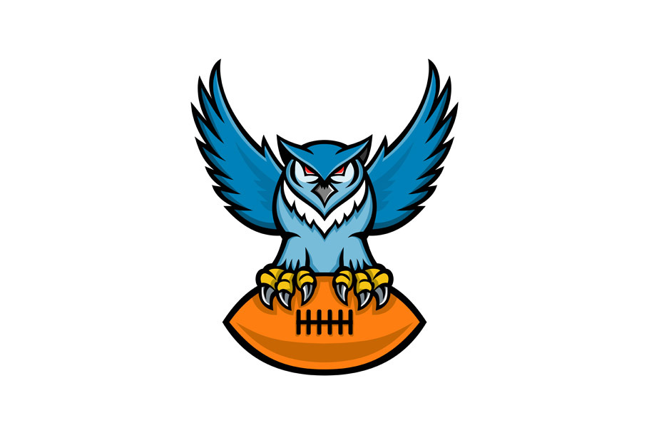 Great Horned Owl American Football M