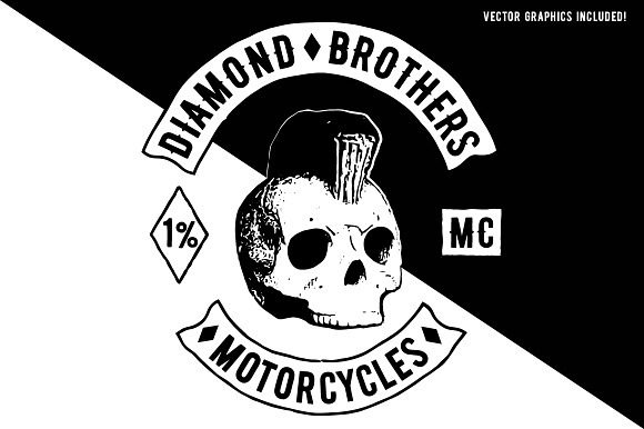 Biker Diamond Typeface in Display Fonts - product preview 2