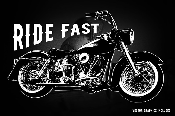 Biker Diamond Typeface in Display Fonts - product preview 5