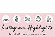 45 Instagram Story Highlight Covers