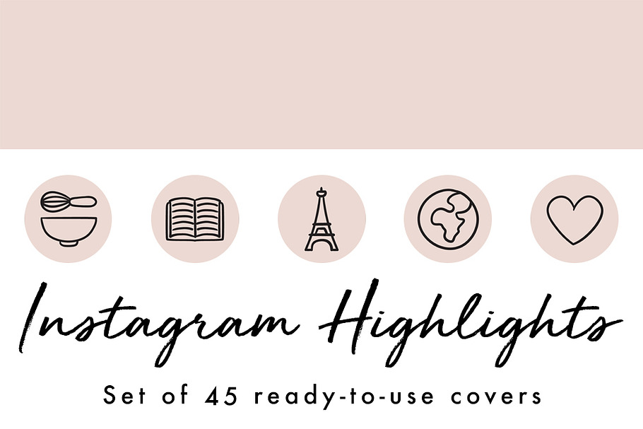 45 Instagram Story Highlight Icons in Instagram Templates - product preview 8