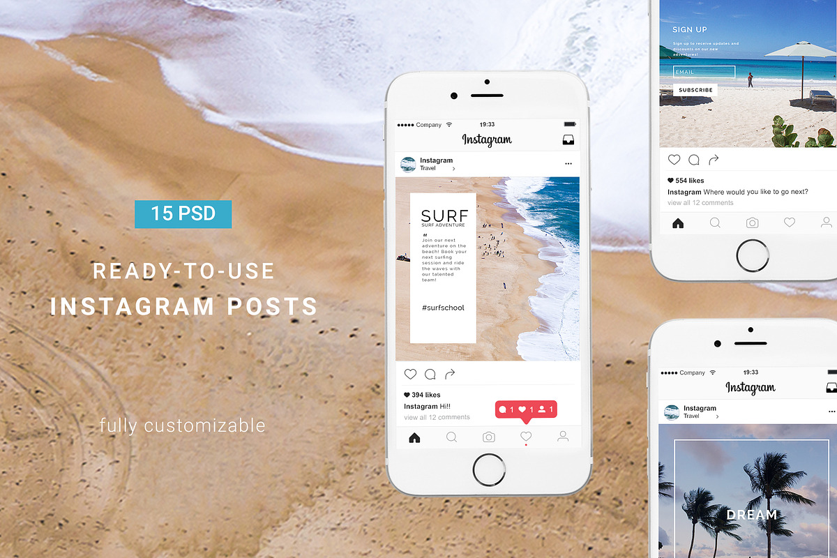 Travel Instagram pack in Instagram Templates - product preview 8