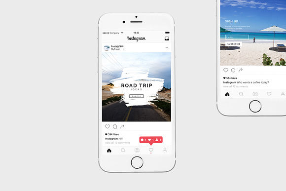 Travel Instagram pack in Instagram Templates - product preview 4