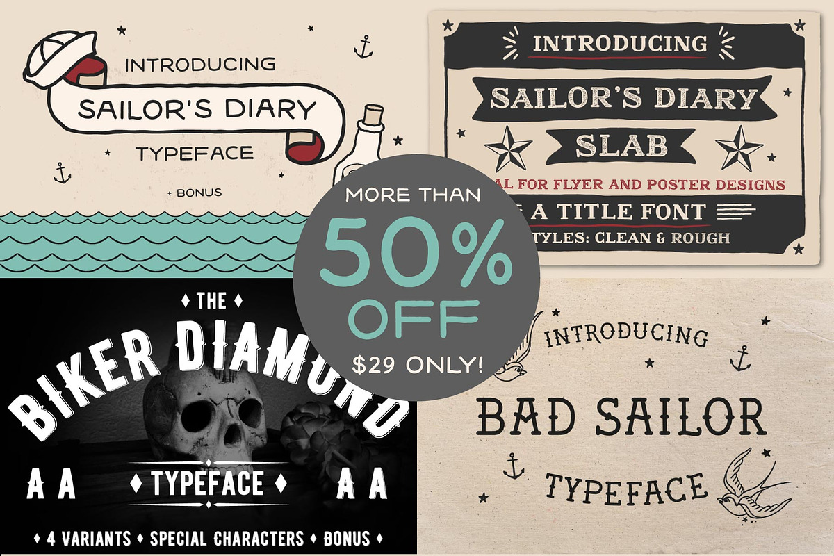 Wicked Tattoo Font Bundle in Tattoo Fonts - product preview 8