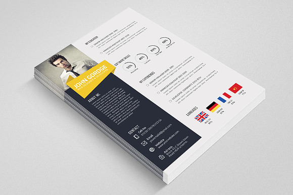 CV Resume Word File in Resume Templates - product preview 1