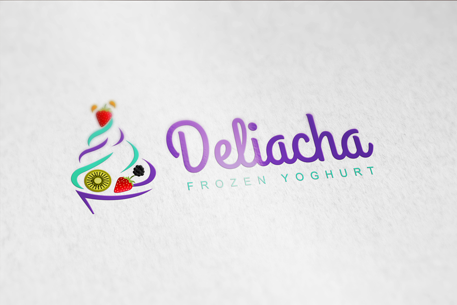Yoghurt Logo Template in Logo Templates - product preview 8