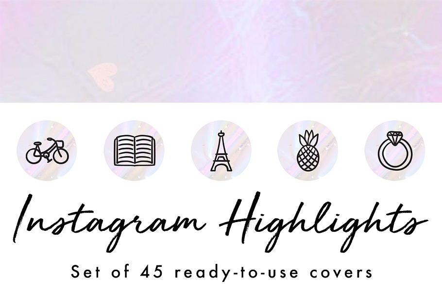 45 Instagram Story Highlight Covers in Instagram Templates - product preview 8
