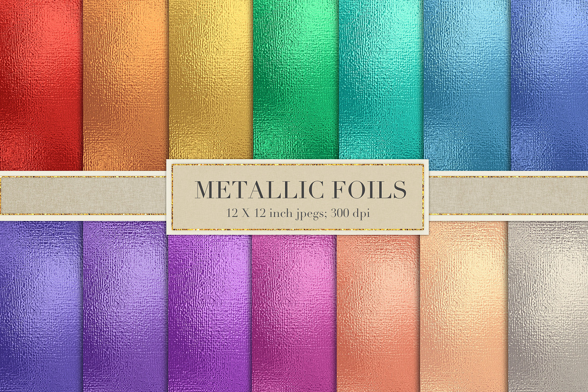 Colorful metallic foil textures in Textures - product preview 8