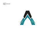 Mountain - A Letter Logo