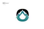 Mountain - Letter O Logo
