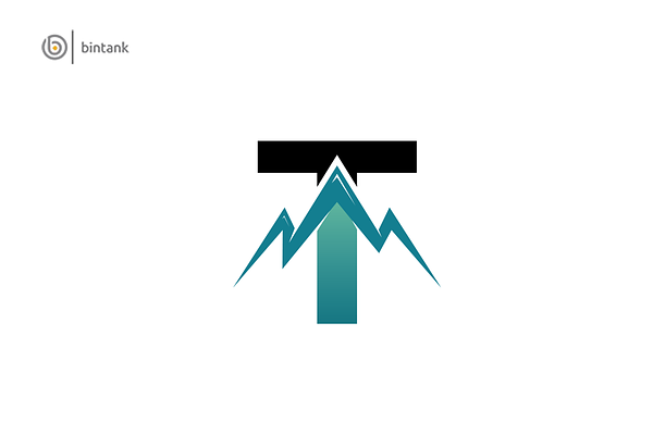 Mountain - T Letter Logo