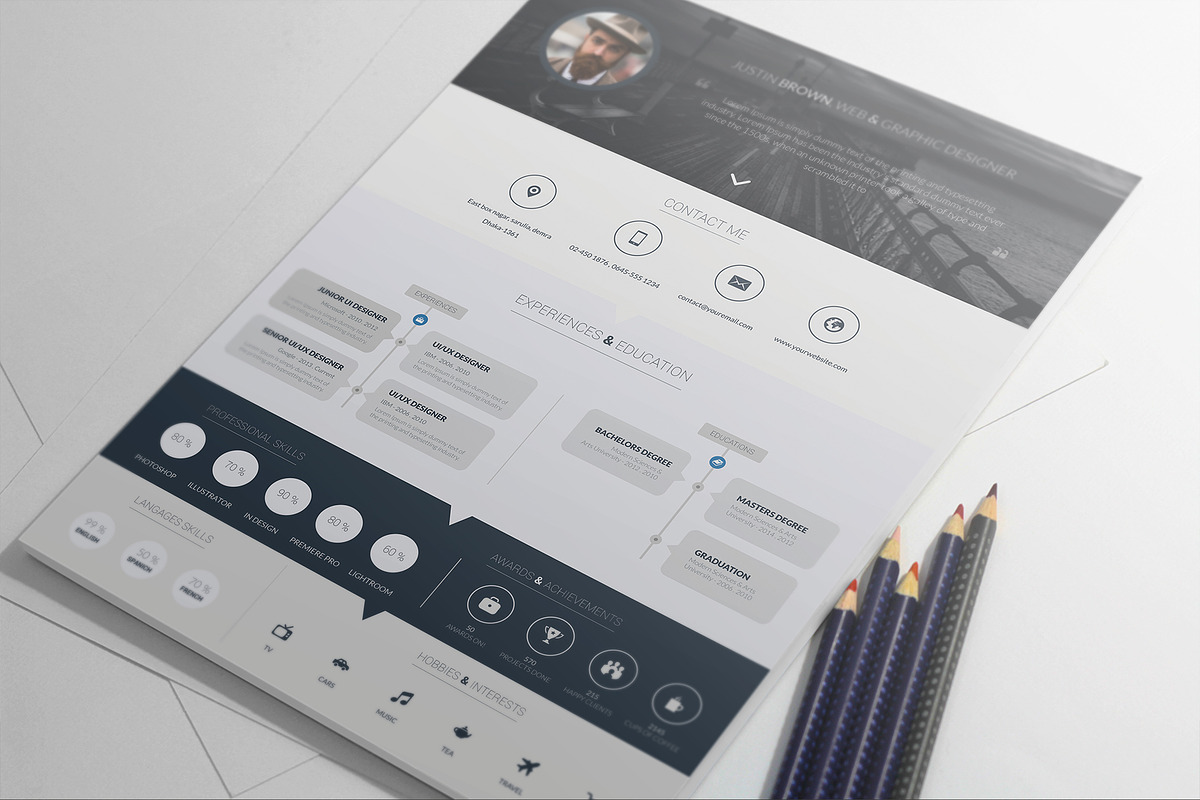 Creative Resume in Resume Templates - product preview 8
