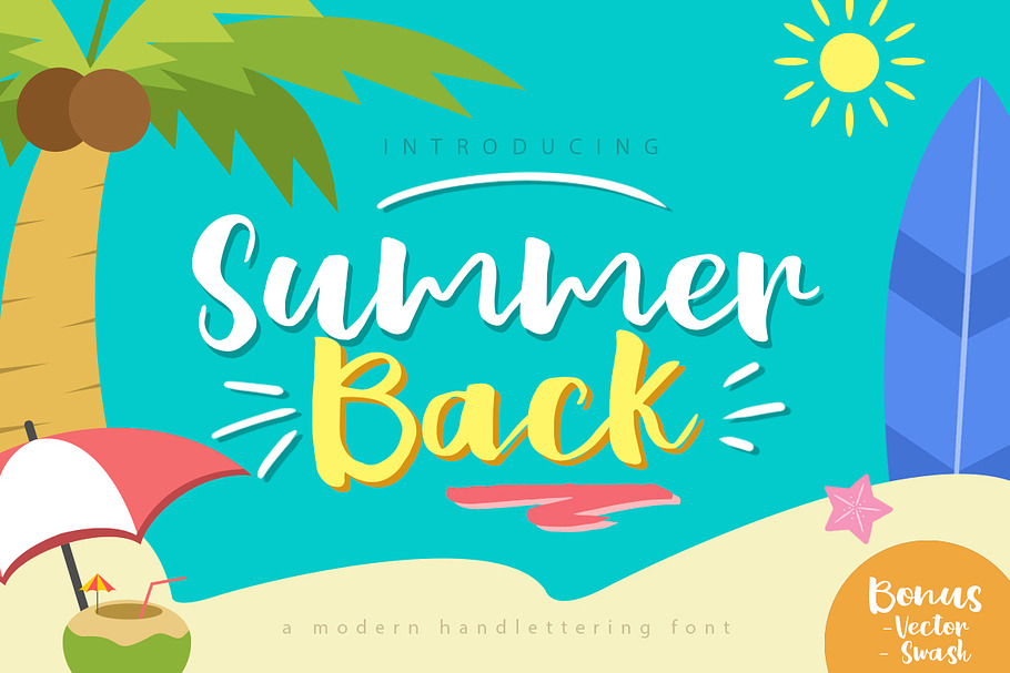Summer Back Script in Script Fonts - product preview 8