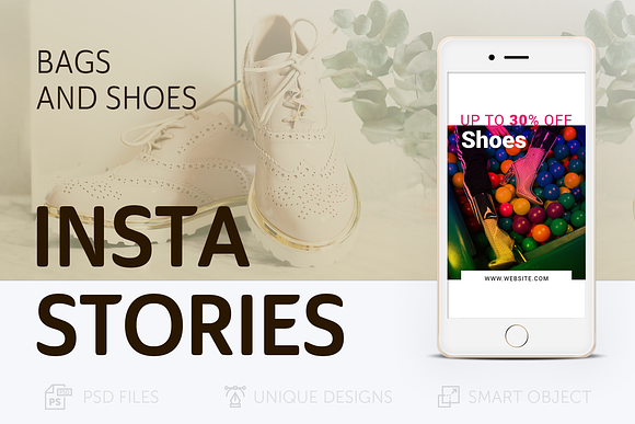 Gags & Shoes Instagram Stories in Instagram Templates - product preview 1