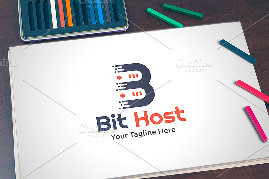 Bit Host - Logo Template in Logo Templates - product preview 8