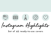 45 Instagram Story Highlight Icons
