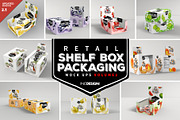 Retail Shelf Box Packaging MockUps2