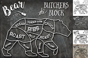 Bear Butcher Cuts Set 1