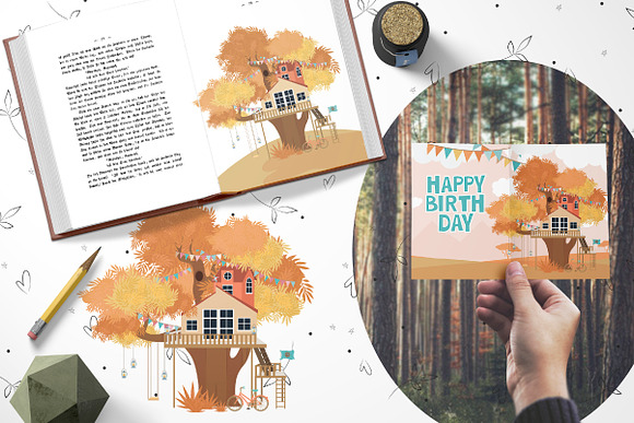 Tree House collection in Illustrations - product preview 2