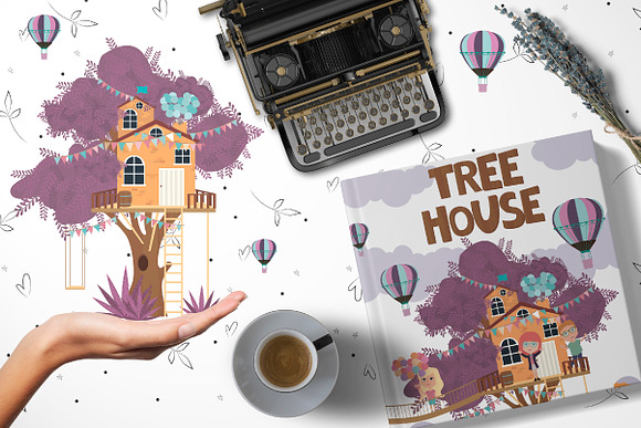 Tree House collection in Illustrations - product preview 4