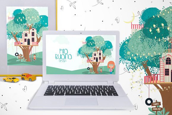 Tree House collection in Illustrations - product preview 7