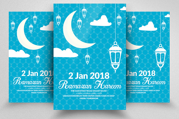10 Ramadan Iftar Flyer Bundle Vol:02 in Flyer Templates - product preview 10
