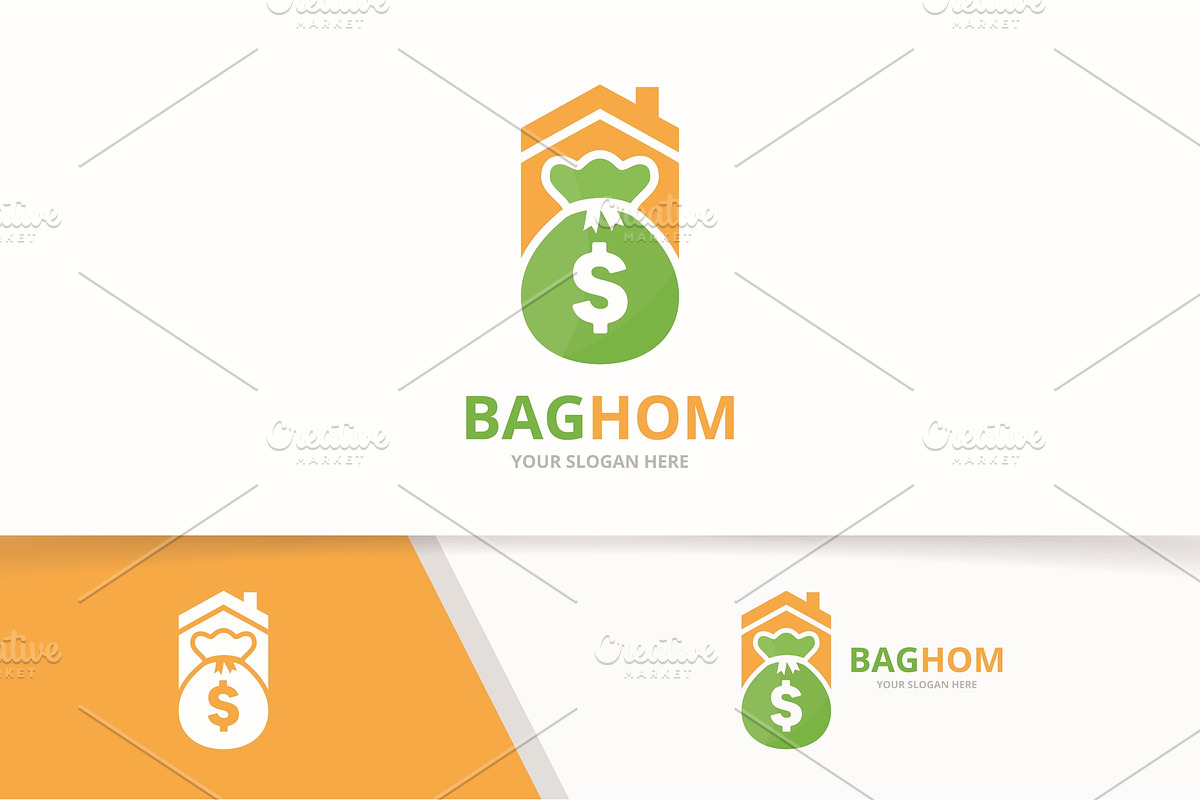 Vector bag and real estate logo   in Logo Templates - product preview 8
