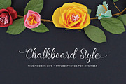 Styled Floral Chalk