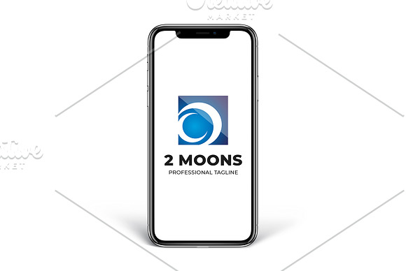 2 Moons Logo Template in Logo Templates - product preview 1