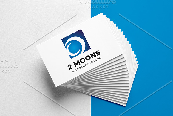 2 Moons Logo Template in Logo Templates - product preview 3