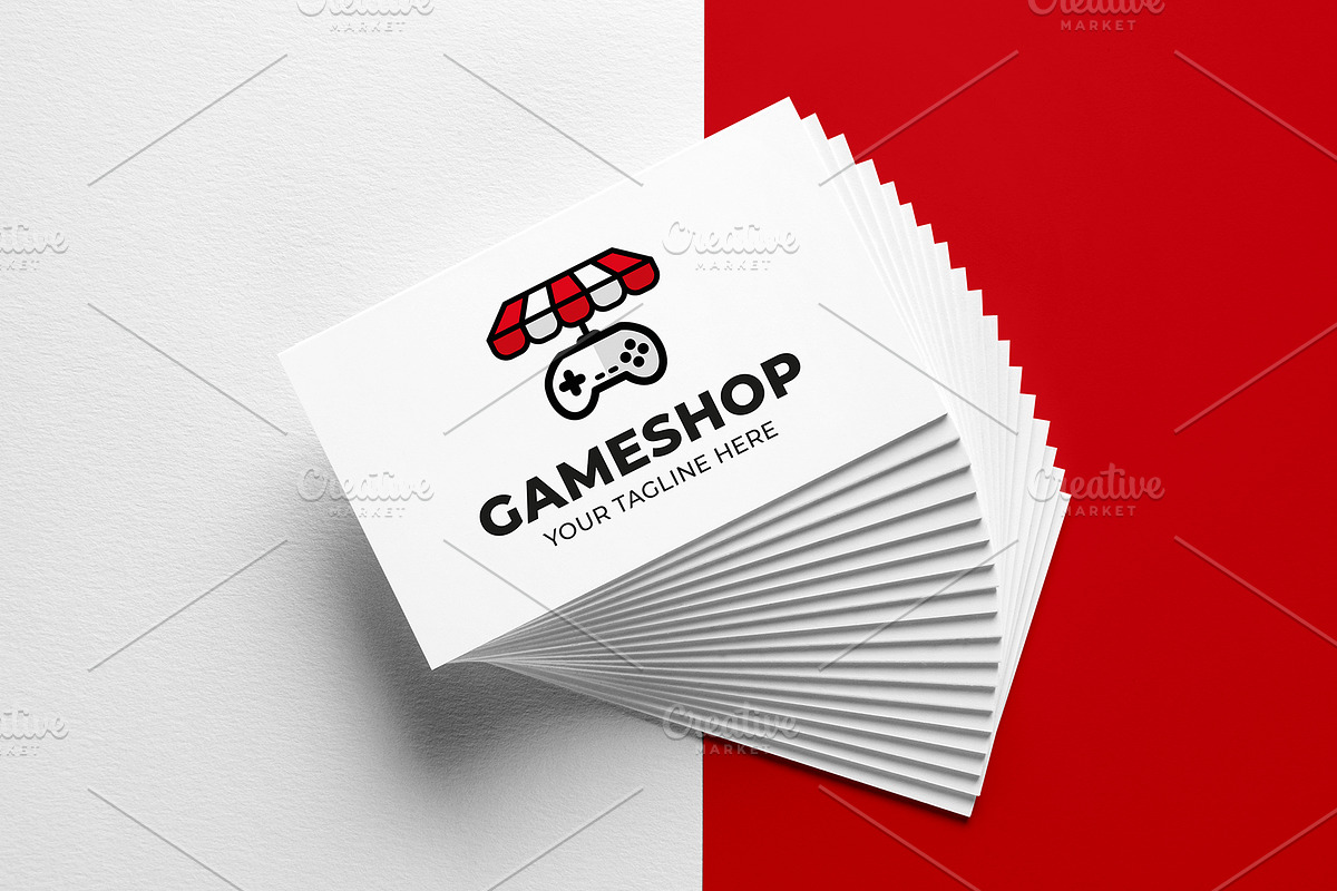 Gameshop Logo Template in Logo Templates - product preview 8