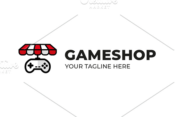 Gameshop Logo Template in Logo Templates - product preview 3