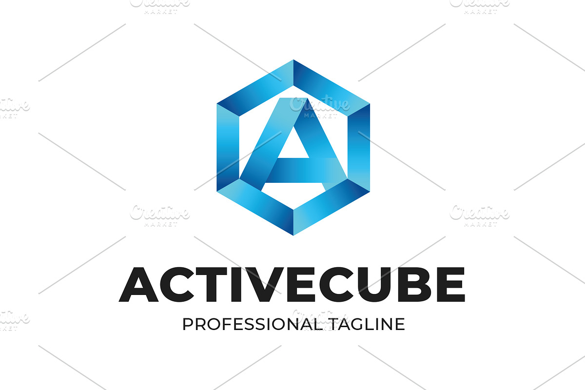 Activecube Logo Template in Logo Templates - product preview 8